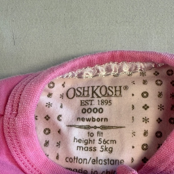OshKosh B'gosh Pink Newborn Cardigan - Picture 2 of 3